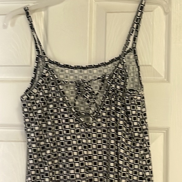 Little black and white dress/swim suit cover. Medium - Picture 2 of 3